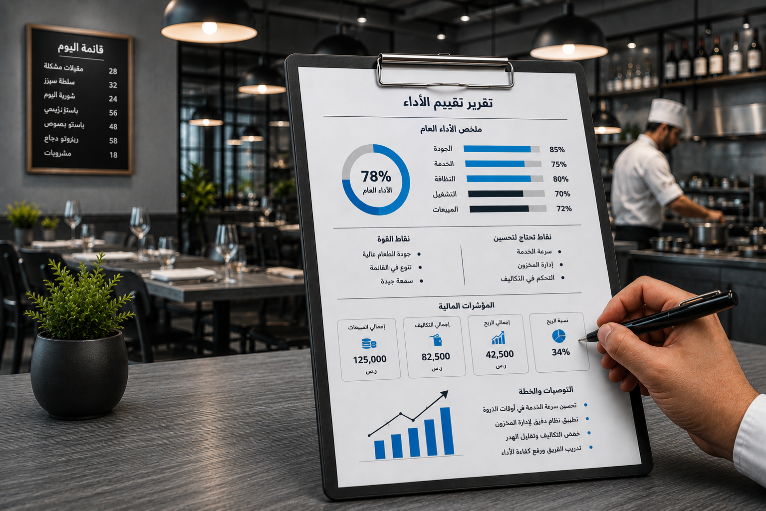 خدمة تقييم اداء التشغيل
