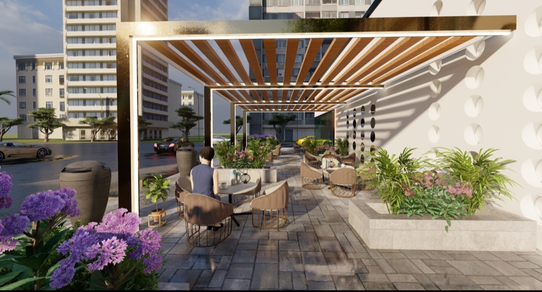 تصميم الوجهات الخارجية 3Dالمطاعم