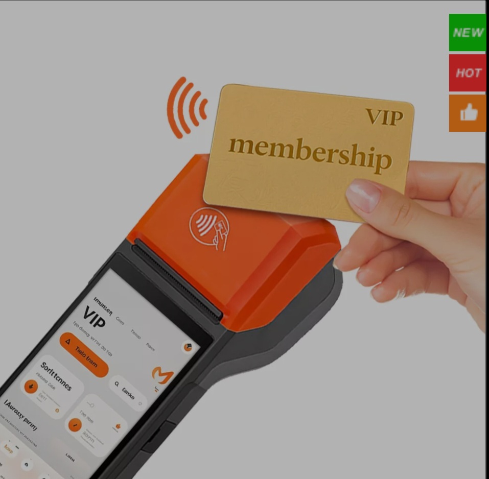         HCCTG NFC GPS 4G Android 14 Smart Mobile Terminal مع طابعة 58 مم R330 Plus 