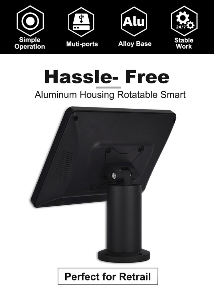شاشة واحدة 9.7 بوصة نظام ويندوز PDA POS الكل في واحد شاشة تعمل باللمس HDMI LAN USB Port D970 